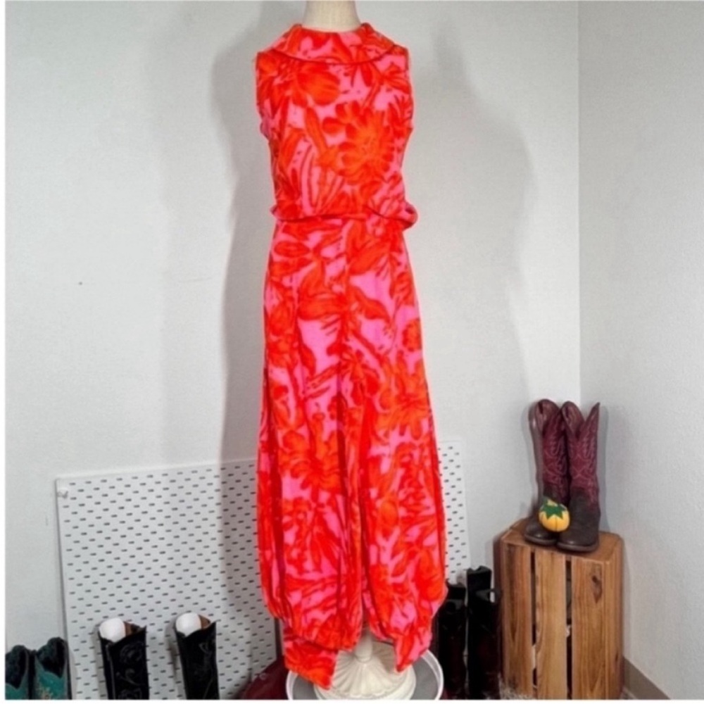 Vintage Fern Violette haram pantsuit